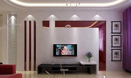 家居裝修中的電視背景墻，回憶與溫馨的交融